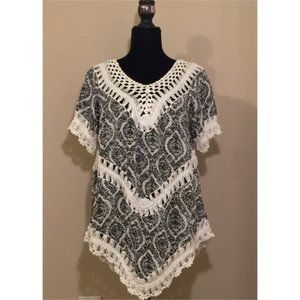 Ebony and Ivory V - Neck Tunic